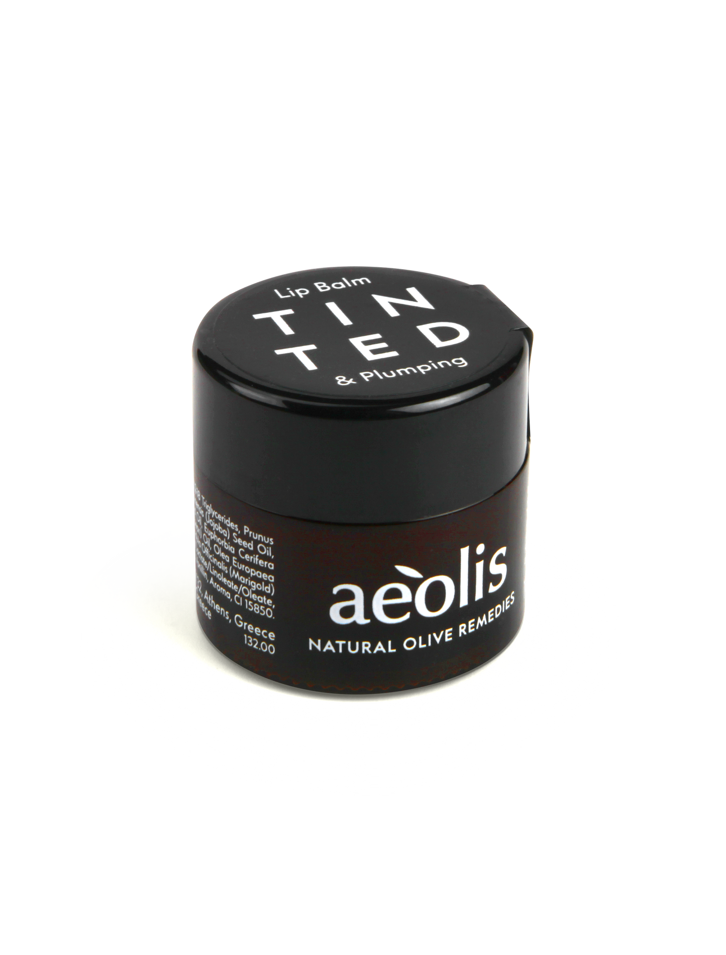 Tinted & Plumping Lip Balm – natural botanical lip care with hyaluronic acid and rosehip oil.