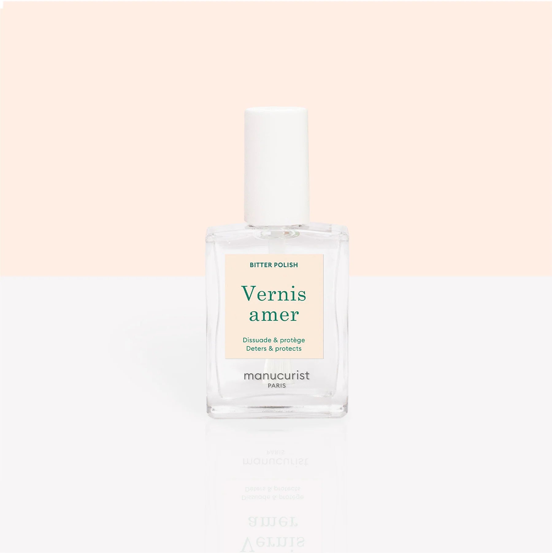 Manucurist Bitter Nail Polish bottle – natural nail treatment to strengthen nails and discourage biting.