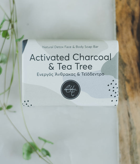 Activated Charcoal and Tea Tree bar soap for backne, stinky armpits and any case that calls for a deep clean.