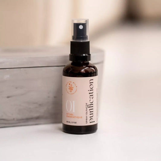 Ethereal Purity Spray bottle with grapefruit and thyme essential oils — Serendipity Muses energy cleansing mist