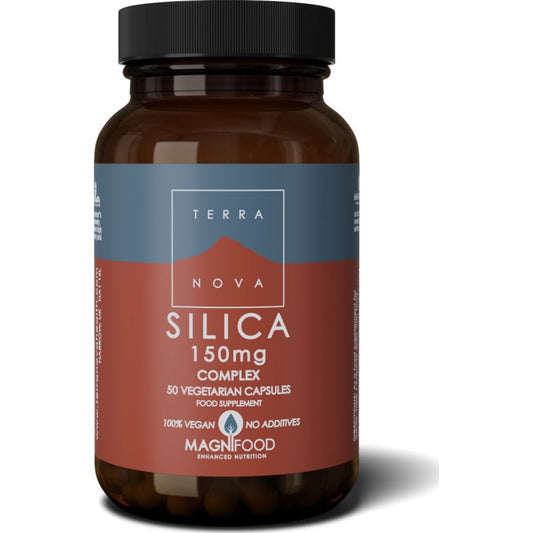 one bottle of the TerraNova Silica supplement with botanical ingredients