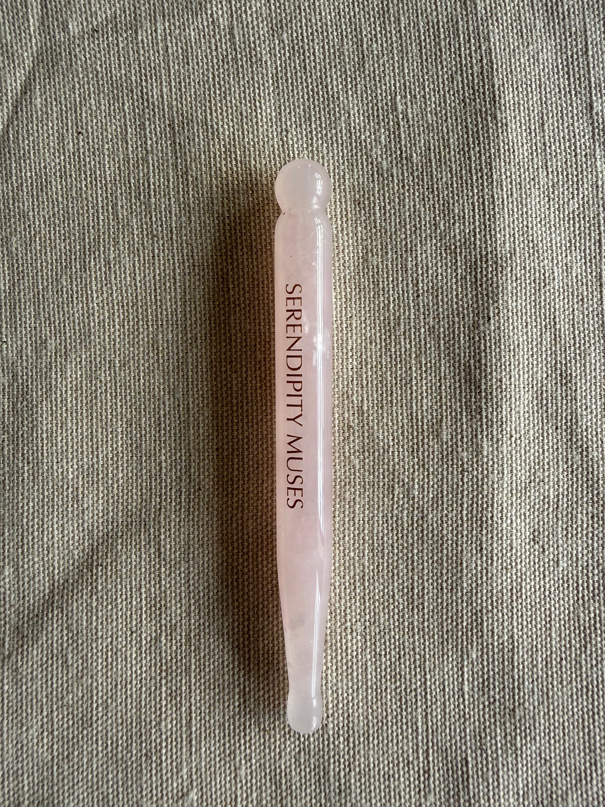     Premium rose quartz beauty tool for facial massage and circulation stimulation