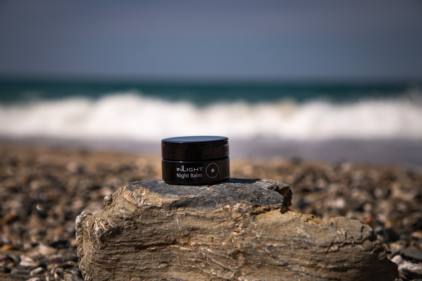 A jar of the inLight Night Balm 