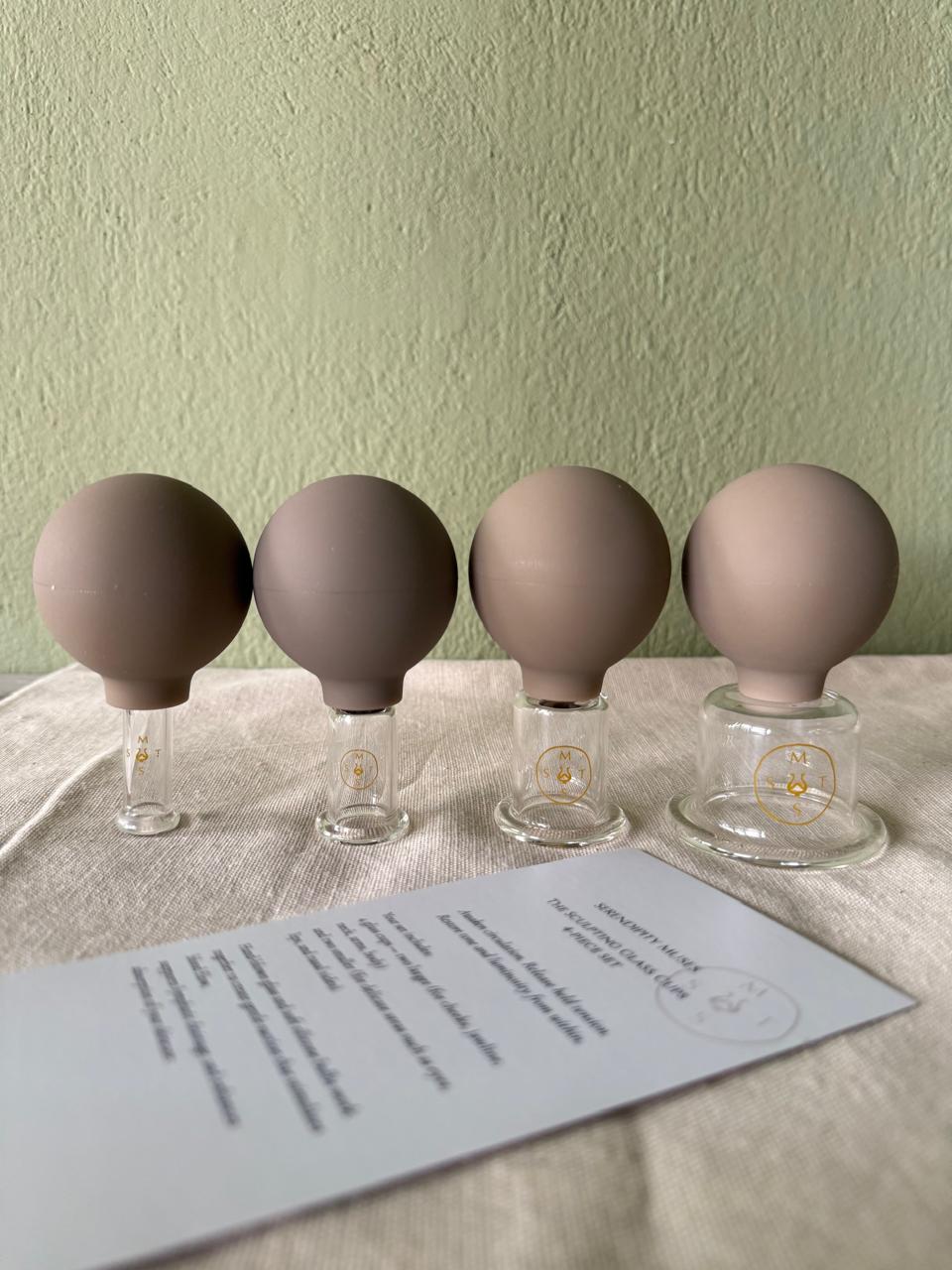 The Sculpting Glass Cups | 4-Piece Set for Face and Body