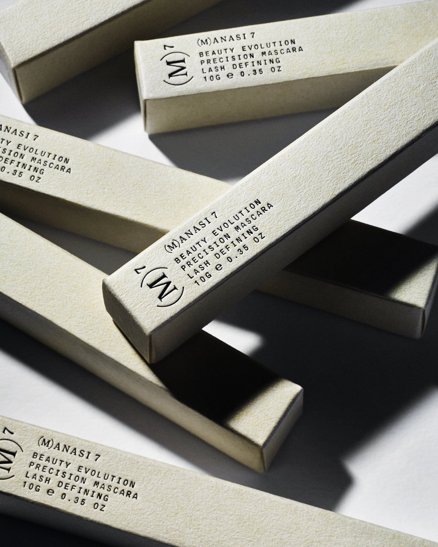 Manasi 7 precision mascara packaging on a white background