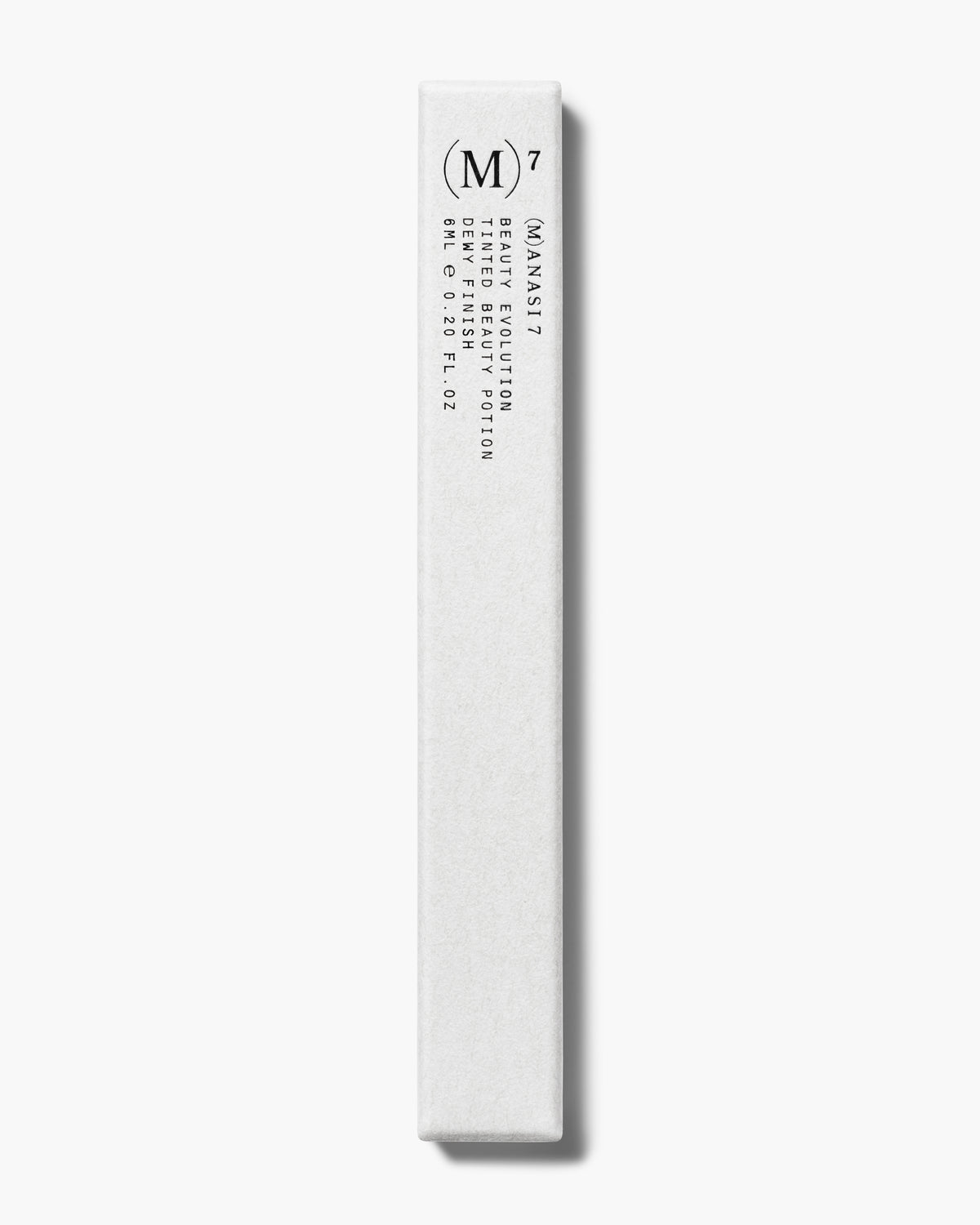 The packaging of the Manasi 7 tinted beauty potion in the shade simonkai on a white background