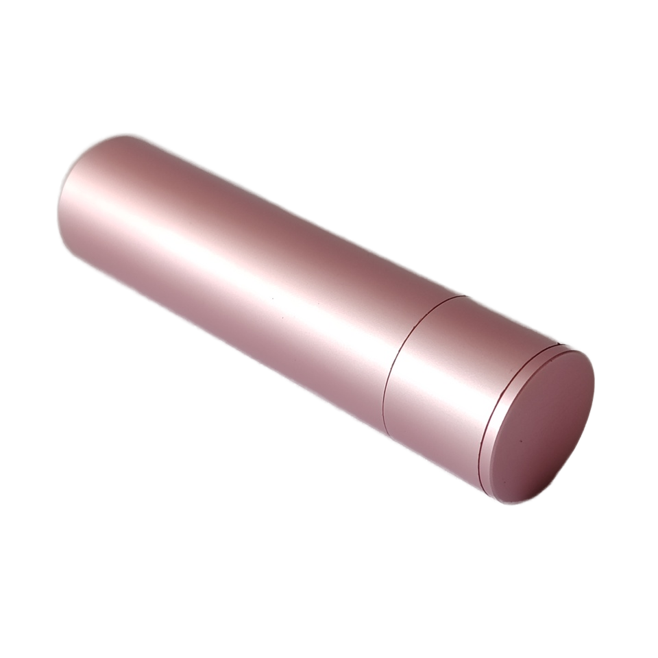 pink nasal inhaler on a white backgroound