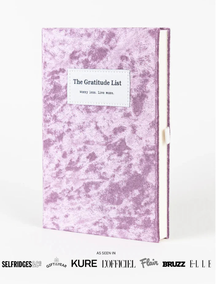 The Gratitude List Journal + Clear Quartz Manifestation Pen
